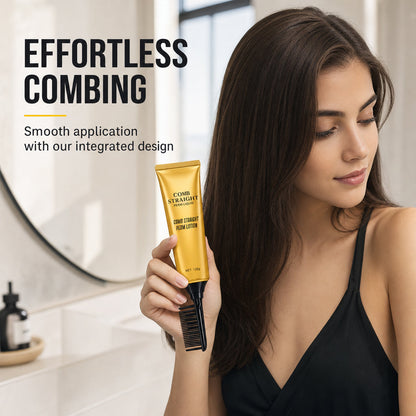 ✨ Protein Hair Straightening Cream with Comb – Smooth, Sleek & Frizz-Control Styling