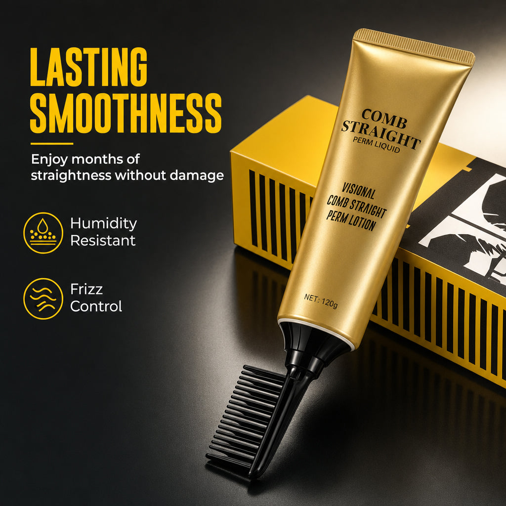 ✨ Protein Hair Straightening Cream with Comb – Smooth, Sleek & Frizz-Control Styling