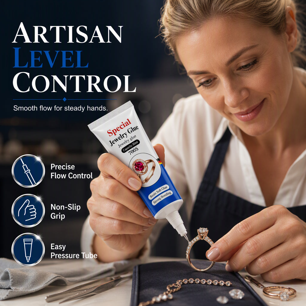 💎 Clear Precision Adhesive - Precision Glue for Jewelry Fixing