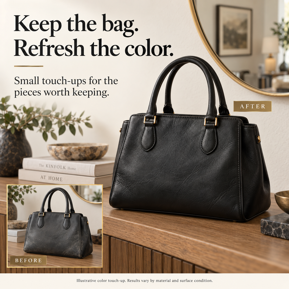 🎄🔥 Leather Color Restorer for Fading & Surface Scuffs