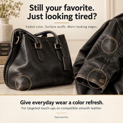 🎄🔥 Leather Color Restorer for Fading & Surface Scuffs