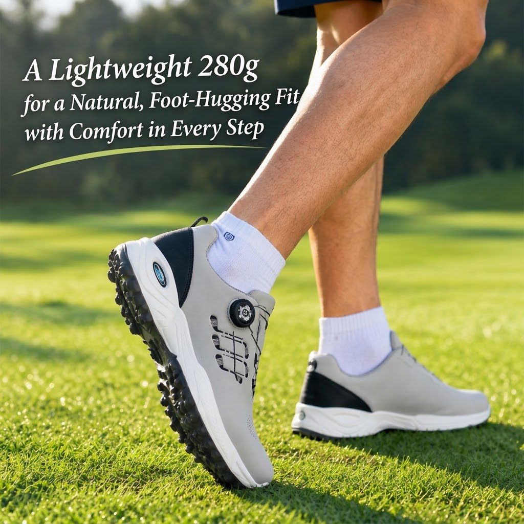 ⛳Men's Spikeless Golf Shoes | Waterproof with Dial-Lace System