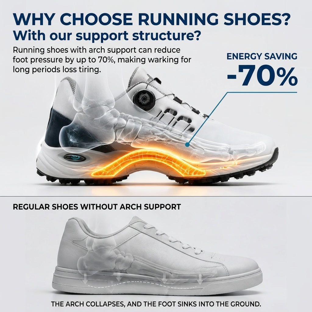 ⛳Men's Spikeless Golf Shoes | Waterproof with Dial-Lace System