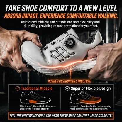 ⛳Men's Spikeless Golf Shoes | Waterproof with Dial-Lace System